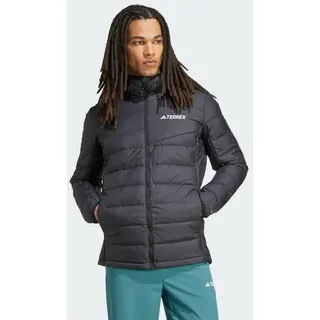 adidas Terrex Multi Light Down CLIMAWARM Hooded Jacket, Black, L