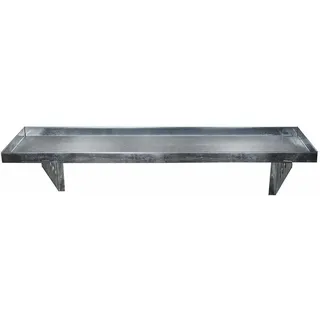 Gardiun KIS14002 Wandregal aus Stahl, 20 x 80 cm