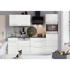 Bild von MÖBEL Küchenzeile »Trient«, mit E-Geräten, Breite 250 cm, weiß