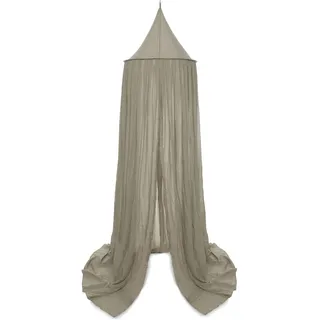 jollein Baldachin Vintage Olive Green - Höhe 245 cm - Betthimmel Babybett Kinderzimmer - Olivgrün