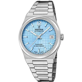 Festina My Swiss Made, F20029/2 Damen Automatikuhr - Silber