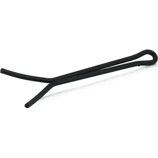 BBQ-Toro Stahl Grillrostheber | 21 x 6,5 x 1 cm | Schwarz | Universeller Lifter für Grillroste - Schwarz