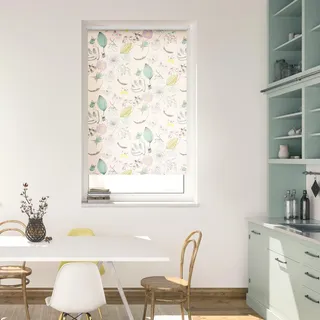 Lichtblick Seitenzugrollo Klemmfix 70 x 150 cm My Bohemian Garden - Bunt