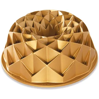Nordic Ware Gugelhupf Jubilee, gold, filigranem Design, Aluminium, Antihaft, NW 88377