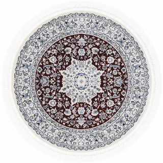 carpetfine Nain Diane Kurzflorteppich Ø 200 cm Rot