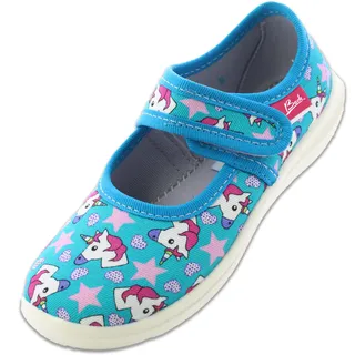 Beck M dchen Unicorn Slipper, Türkis, 30 EU