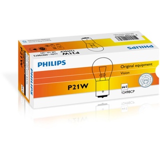 Philips P21W 12V, 21W, BA15s Original equipment Standart 1st.