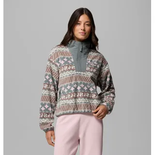 Columbia Sequoia Grove II Printed Half Zip Fleece Damen iron wizard island M