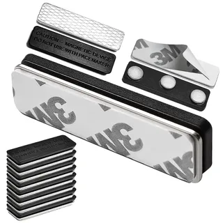 Omnikryp 12 Paar Magnetischer Vorhangverschluss, Rostfrei Langlebig Praktische Magnete für Vorhänge, Starken Neodym Magneten Vorhang Magnete mit Kleber, Magnetische Vorhang für Verdunkelung