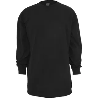 Urban Classics Herren Tall Tee L/S Langarmshirt, Schwarz (Black 7), Large (Herstellergröße: L)