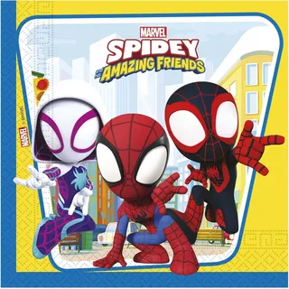 Procos Spidey & Seine Super Freunde 20 Servietten | Spiderman