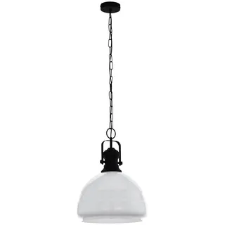 EGLO COMBWICH 1 1-flg. Ø38 cm oval schwarz/weiß
