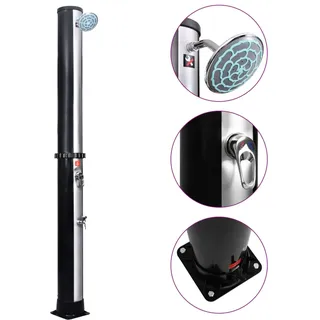 vidaXL Solardusche mit Duschkopf und Wasserhahn 40 l 92391