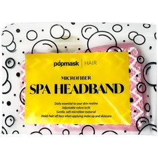 Popmask SPA Kopfband, weich und sanft, verstellbares Mikrofaser-Spa-Stirnband für Hautpflege und Schönheitsroutinen – Pink – super saugfähig, geeignet für empfindliche Haut