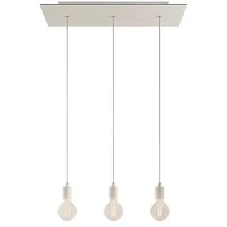 Creative Cables Rose-one Xxl 3 Falls With Light Bulb Hängelampe - Matte White - One Size