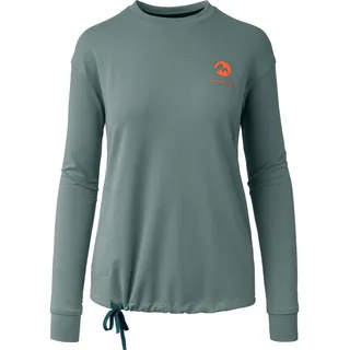 Martini Alpmate Roots ML Crew Neck W misty blue/tangerine (492/450) L