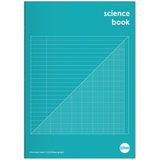 RHINO Science Book, A4, 64 Seiten, 8 mm liniert, mit alternativem 2:10:20 Millimeterpapier, SDSC2Y-0