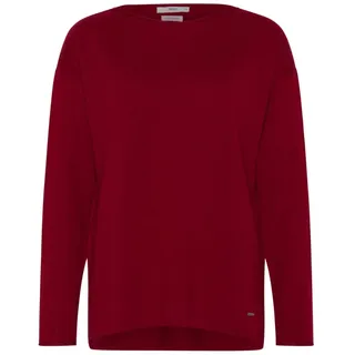 Brax Damen Style Liz Merino Cashmere Langarmpullover Pullover, Carmine, 46