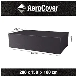 AeroCover Atmungsaktive Schutzhülle f. Sitzgruppen 280x150x100 cm