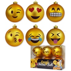Bild von Christbaumschmuck, Emoji Christmas Ornaments (04380)