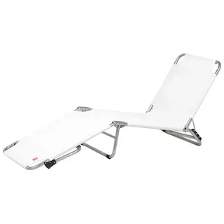 Dreibeinliege Amigo Fiam weiß, Designer Francesco Favagrossa, 28x60 cm