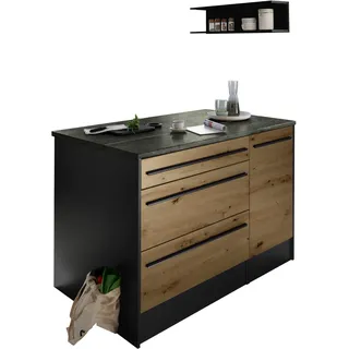 BASIC by Balculina Kücheninsel Jazz 145 cm grau