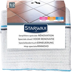 Starwax Bodentücher, Waffelmuster, extra weiß, doppelt, 50 x 100 cm, 3 Stück, Verpackung kann variieren