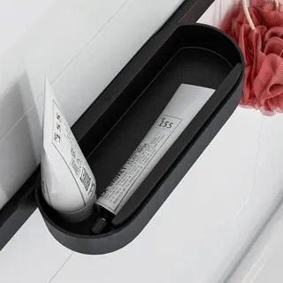 Hansgrohe WallStoris Ablagekorb, 27913670, Farbe: Mattschwarz,