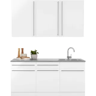 WIHO KÜCHEN Küchenzeile Chicago 180 cm weiß
