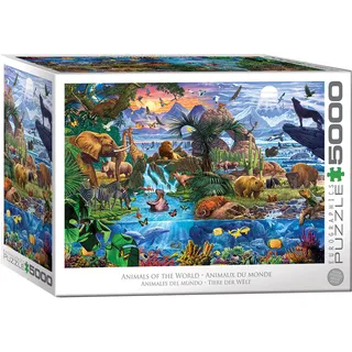 5000 Teile Puzzle - Wildlife - Tiere der Welt