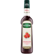 Mathieu Teisseire Erdbeere Sirup, für Getränke, Erfrischungsgetränke, Cocktails und Desserts, Flasche 70 cl