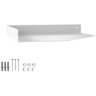 SOTECH Design Wand-Eckregal HOVER-X 250 x 250 x 30 mm weiß, Wandmontage, Bücherregal inkl. Befestigungsset für Bad Küche oder Wohnzimmer