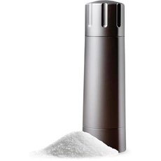MANNKITCHEN Salt Cannon Salzmühle Professional Heavy Duty Nachfüllbar und einstellbare Grobheit Manuelle Salzmühle mit hoher Leistung 10 x Salz für Steaks, BBQ und mehr