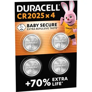 Duracell CR2025 Knopfzelle 165 mAh 4 St.