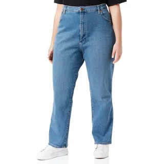 Wrangler Damen WILD West Jeans, Mid Blue, 26W / 34L