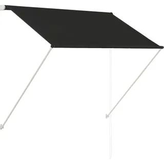 vidaXL Einziehbare Markise 150×150 cm Anthrazit - Grau