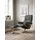 Relaxsessel Mayfair Leder 92 x 103 x 79 cm Grau mit Schlaffunktion