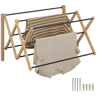 Relaxdays Wandtrockner 5 m schwarz