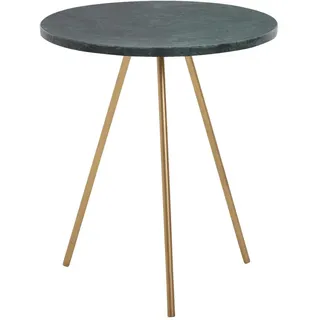 Mid.you Beistelltisch , Grün , Stein , rund , konisch , 38x44x38 cm , einfacher Aufbau , Wohnzimmer, Wohnzimmertische, Beistelltische, Beistelltische rund