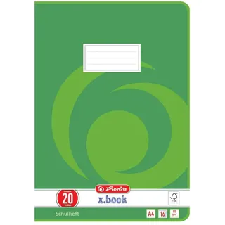 Herlitz 3322005 Schulheft,16 Blatt, Lineatur 20, A4