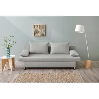 Jockenhöfer Gruppe Schlafsofa »B: 191 cm, Liegefl. 120x191 cm« mit Bettfunktion & Bettkasten, Unser Dauertiefpreis, grau