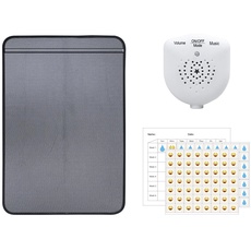 Bettnässungs-Alarm-Pad für Kinder, USB wiederaufladbar, Pinkel-Alarm mit optionaler Musik und Lautstärkeregler, Töpfchentraining für ältere Kinder