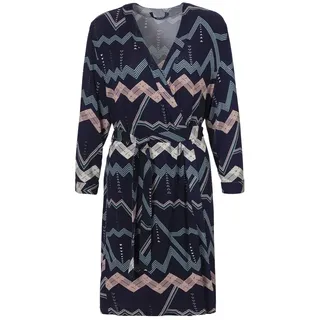 LASCANA Damen Kimono dunkelblau Gr.32/34