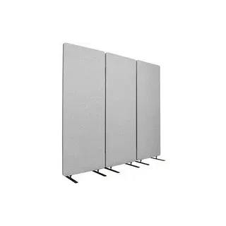 LUXOR Akustik-Trennwand, hellgrau 183,0 x 168,0 cm, 1 St.