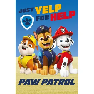 Jerry Fabrics Paw Patrol Fleecedecke Kuscheldecke 100 x 150 cm 100% Polyester