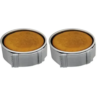 PME LBB122 Backgürtel für 81 x 5 cm Tiefe runde und eckige Backformen, Stoff, Grau, 16 x 2.5 x 27 cm (Packung mit 2)