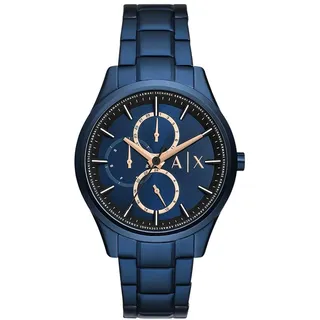 Giorgio Armani Armani Exchange Herrenuhr 42mm Blauer Edelstahl, AX1881