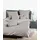 Mako-Satin Unifarben Grau 155 x 220 cm + 80 x 80 cm