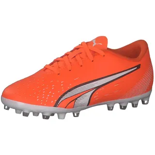 Puma Ultra Play MG Kinder Ultraorange/Puma White/Blau Glimmer 38,5