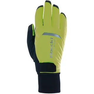 Roeckl Villach 3 Winter-Fahrradhandschuhe fluo yellow 11.5